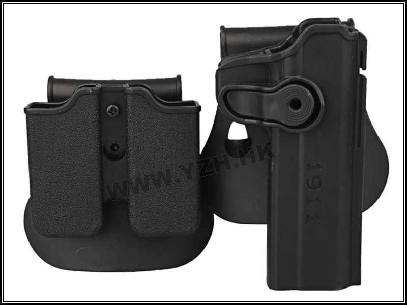 IMI DEFENSE Polymer Retention Roto Holster and Double Magazine Holster Fits 1911 Style BD6101
IMI DEFENSE Polymer Retention Roto Holster and Double Magazine Holster Fits 1911 Style BD6101