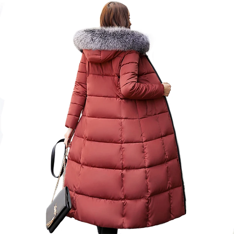 new High Quality Hooded With Fur Women Winter Jacket Womens Jackets Long Cotton Padded Warm Female Coat Long Coats Parka 2018
new High Quality Hooded With Fur Women Winter Jacket Womens Jackets Long Cotton Padded Warm Female Coat Long Coats Parka 2018