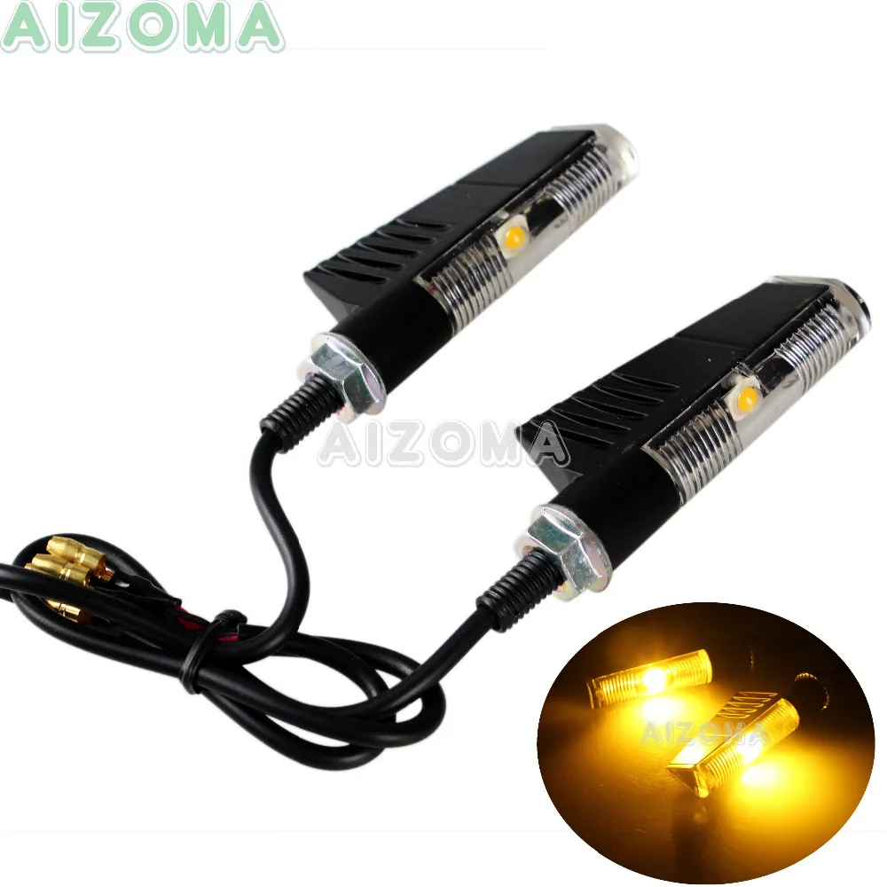 2pcs x 12v Motorcycle Turn Signal Lights Triangle LED Sequential Amber Flasher Indicators Universal Lighting
2pcs x 12v Motorcycle Turn Signal Lights Triangle LED Sequential Amber Flasher Indicators Universal Lighting