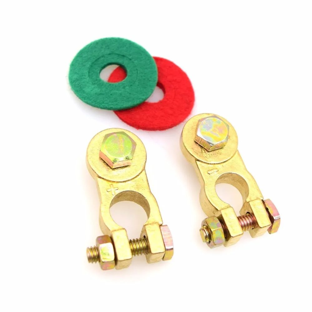 Heavy Duty Thickened Battery Terminal Set with Battery Corrosion Terminal Protectors 17mm 300A Pure Bronze
Heavy Duty Thickened Battery Terminal Set with Battery Corrosion Terminal Protectors 17mm 300A Pure Bronze
