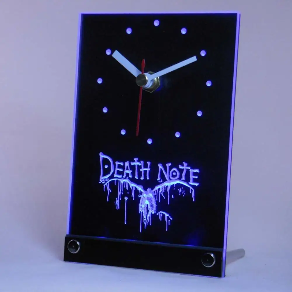 Tnc0227 записная книжка Death Note косплей стол 3D LED часы|3d led clock|3d clockclock |