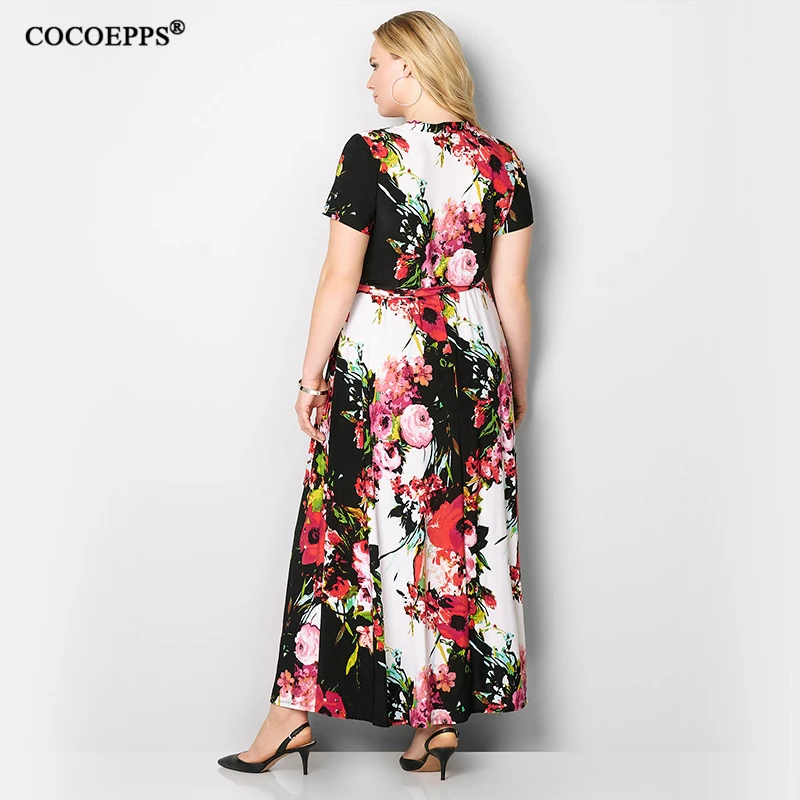 5XL 6XL Maxi Women Dress big size 2019 Summer plus size Long Dress Casual Vintage loose Floral Print Vacation Boho Girl vestidos
5XL 6XL Maxi Women Dress big size 2019 Summer plus size Long Dress Casual Vintage loose Floral Print Vacation Boho Girl vestidos