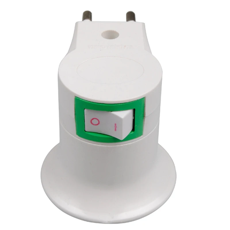 Jiguoor E27 Lamp Base Socket 250V 6A White EU Plug Night Light With Power On Off Control Switch wall Light Lamp Base
Jiguoor E27 Lamp Base Socket 250V 6A White EU Plug Night Light With Power On Off Control Switch wall Light Lamp Base