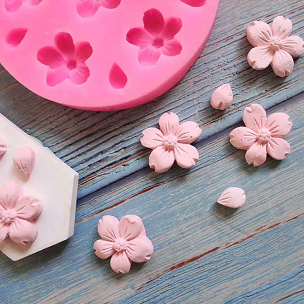 Cherry Blossom Flower Silicone Mold Cake Decorating Tools Silicone Fondant Cake Mold Chocolate Molds DIY Baking Tool
Cherry Blossom Flower Silicone Mold Cake Decorating Tools Silicone Fondant Cake Mold Chocolate Molds DIY Baking Tool