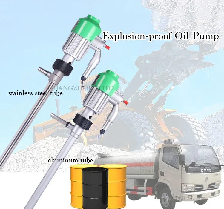 120W Motor 304 Stainless Steel Oil Pump For Corrosive Liquids Electrical Explosion-proof Barrel Pump Methanol Oil Pumping
120W Motor 304 Stainless Steel Oil Pump For Corrosive Liquids Electrical Explosion-proof Barrel Pump Methanol Oil Pumping