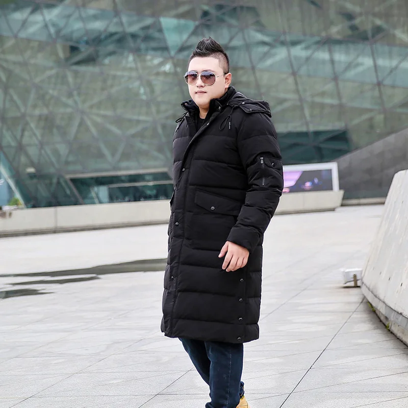 Men's Extra Large size Long coat 2018 Winter Thickening Hooded With Fox Fur collar Warm Super Large Black coat Size XL-9XL 10XL
Men's Extra Large size Long coat 2018 Winter Thickening Hooded With Fox Fur collar Warm Super Large Black coat Size XL-9XL 10XL