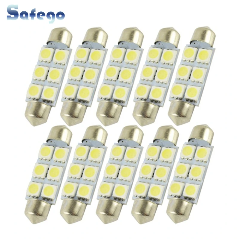 10 шт. 36 мм 39 мм 42 мм 6 SMD 5050 LED C5W автомобильный купол света Автомобильный фестонный свет лампы номерного знака пути освещения лампы 12В Белый
10 шт. 36 мм 39 мм 42 мм 6 SMD 5050 LED C5W автомобильный купол света Автомобильный фестонный свет лампы номерного знака пути освещения лампы 12В Белый