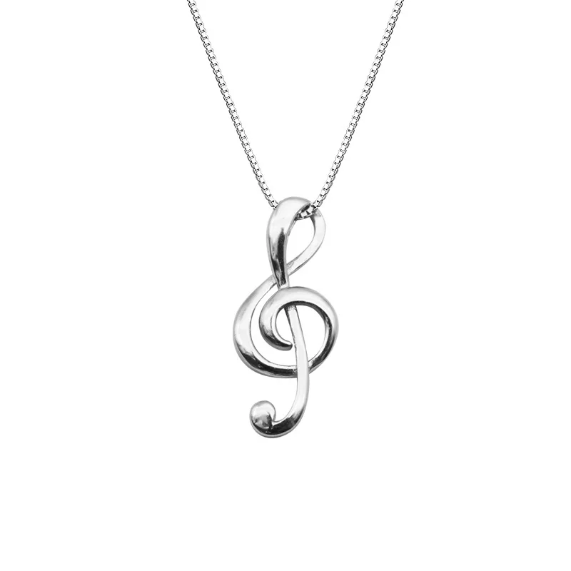 100% Authentic 925 Sterling silver Melody musical Note clef pendant necklace Gift TLX436
100% Authentic 925 Sterling silver Melody musical Note clef pendant necklace Gift TLX436