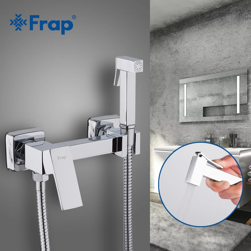 Frap Bidets New Arrival Brass Chrome Bidet Toilet Faucet Shower Portable Sprayer Set Hot and Cold Water tap hygienic showerF7504
Frap Bidets New Arrival Brass Chrome Bidet Toilet Faucet Shower Portable Sprayer Set Hot and Cold Water tap hygienic showerF7504
