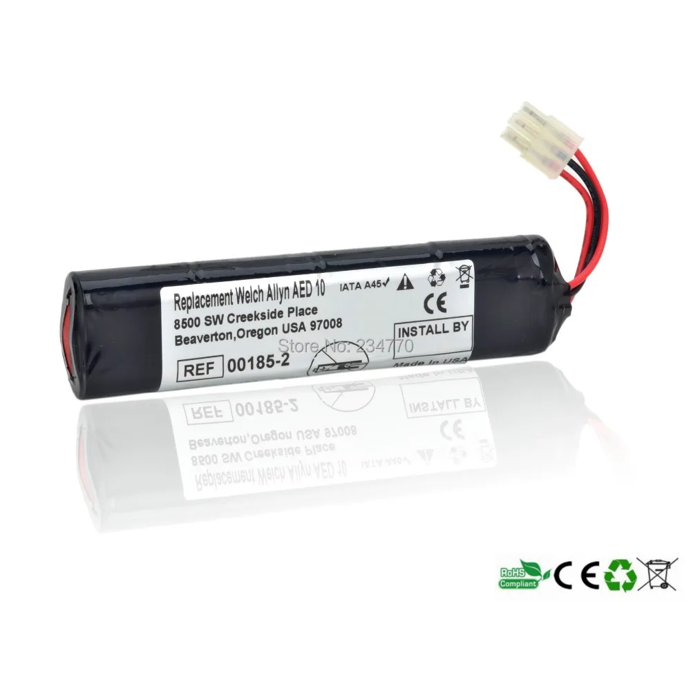 Сменная батарея для дефибриллятора Welch Allyn AED 10 00185 2 7919 B11387 высококачественная