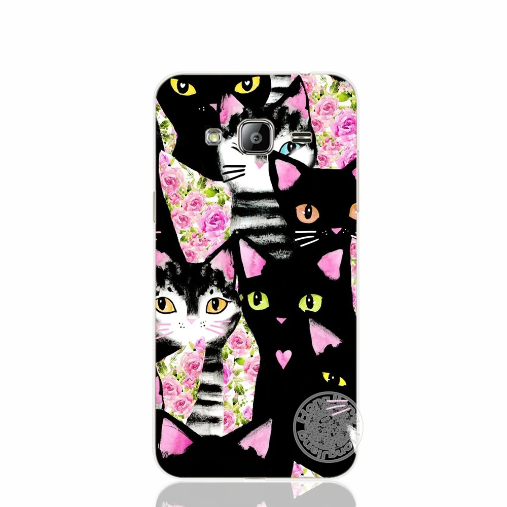 HAMEINUO Puppy Pug Bunny Cat Princess Meow French Bulldog cover phone case for Samsung Galaxy J1 J2 J3 J5 J7 MINI ACE 2016 2015 | Мобильные