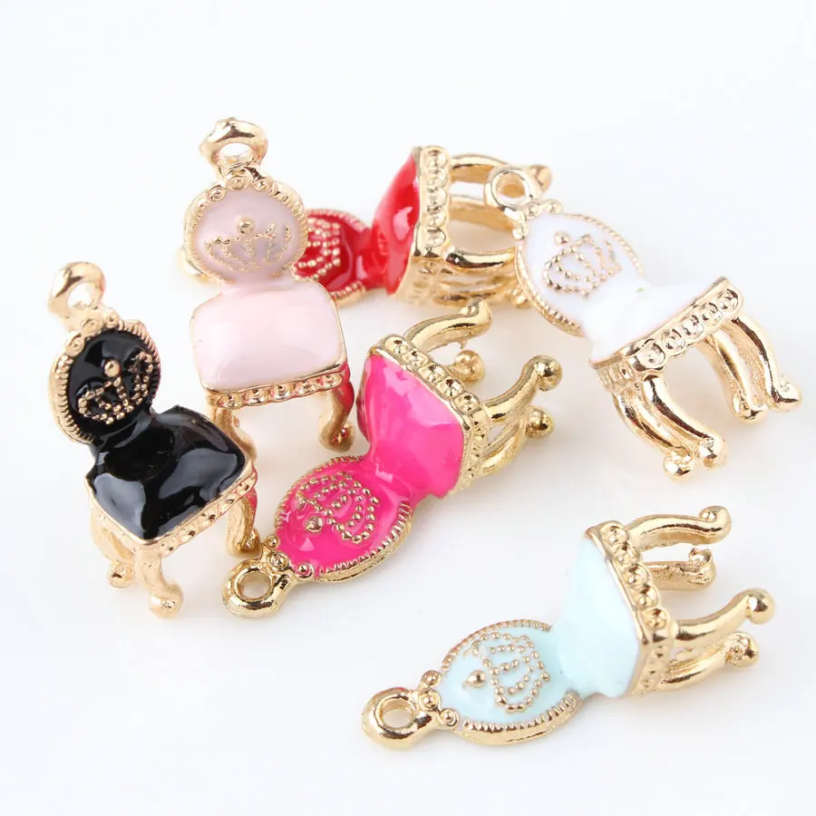 Mini Order 20PCS Gold Tone Oil Drop Royal Chair Enamel Charms Metal DIY Bracelet Necklace Phone Chain Keyring Floating Charm
Mini Order 20PCS Gold Tone Oil Drop Royal Chair Enamel Charms Metal DIY Bracelet Necklace Phone Chain Keyring Floating Charm