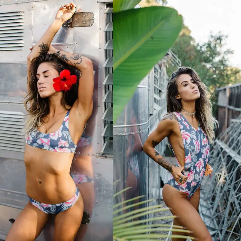 2017 Women Bikini Set Swimwear Bandage Push-Up Padded Swimsuit Bathing Beachwear Floral Printed Brazilian Bikini Sexy Biquini
2017 Women Bikini Set Swimwear Bandage Push-Up Padded Swimsuit Bathing Beachwear Floral Printed Brazilian Bikini Sexy Biquini