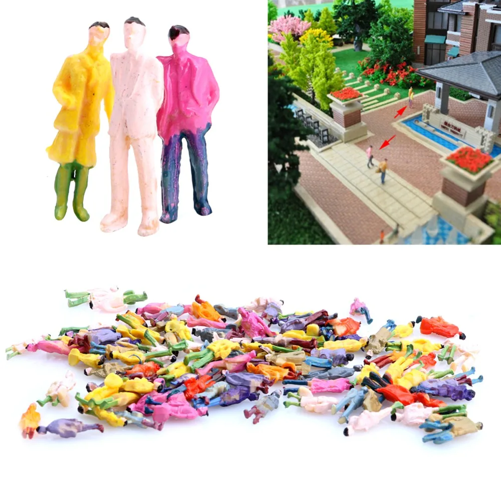 100PCS Popular 1:87 Building Layout Model People HO Scale Painted Figure Passenger Xmas
100PCS Popular 1:87 Building Layout Model People HO Scale Painted Figure Passenger Xmas