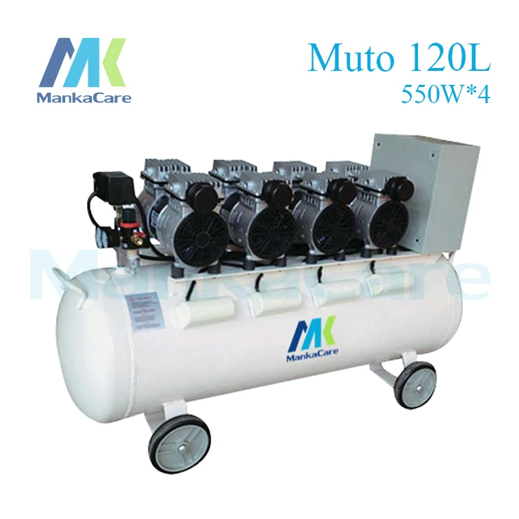 Manka Care 2200W Dental Air compressor 120L Tank Oil Free Rust-proof chamber/Tank/Silent/Flush air pump/ Dental Medical Clinic
Manka Care 2200W Dental Air compressor 120L Tank Oil Free Rust-proof chamber/Tank/Silent/Flush air pump/ Dental Medical Clinic