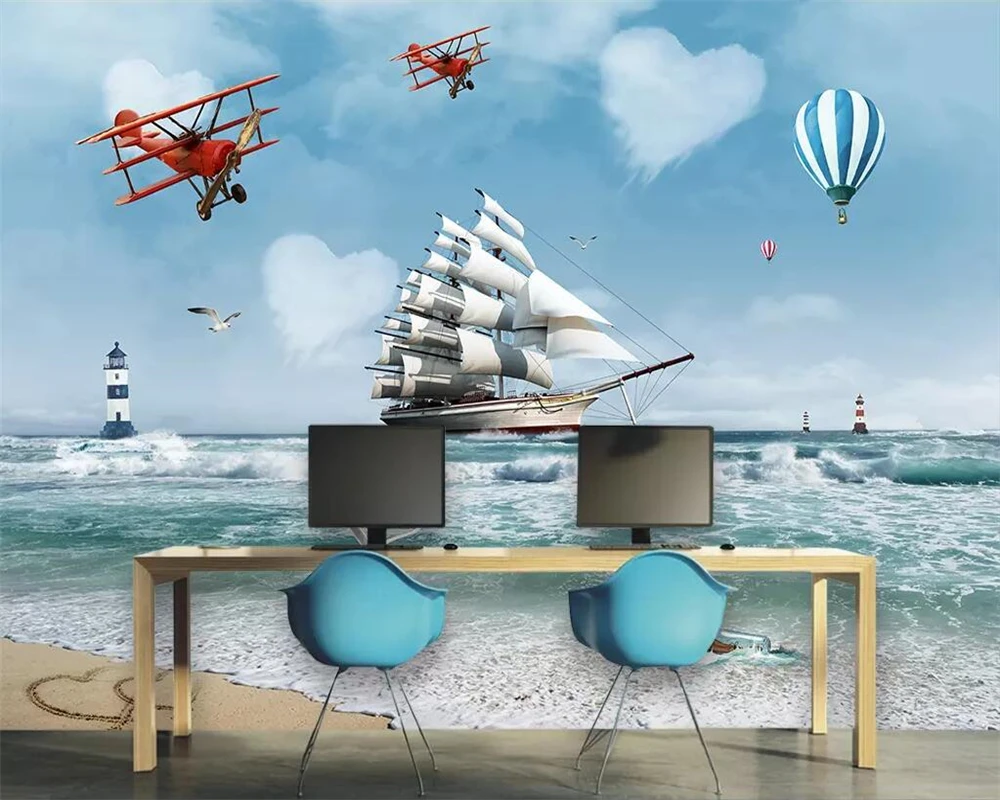 beibehang Wallpaper custom modern minimalist sailboat map picture photo living room bedroom background wall painting wallpaper
beibehang Wallpaper custom modern minimalist sailboat map picture photo living room bedroom background wall painting wallpaper