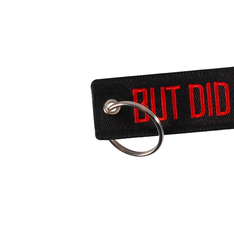 Car Keychain Embroidery letter car key ring Black chain Fashion motorcycle keyfods holders OEM ATV Keyring 3pcs/lot | Автомобили и