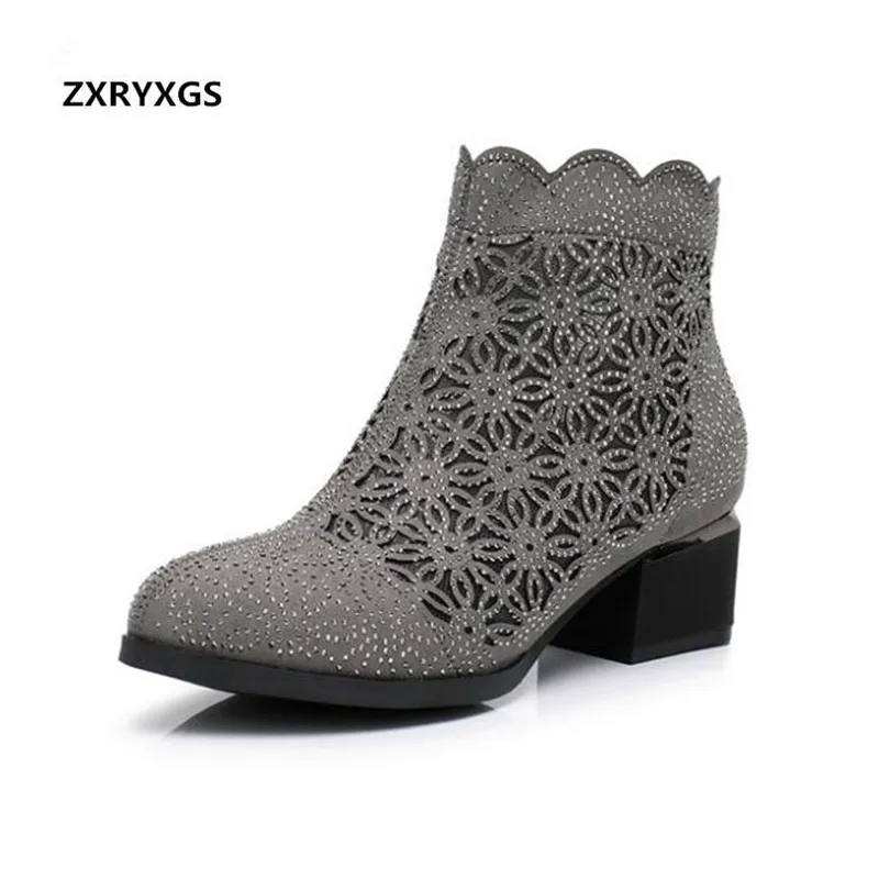 Ботинки женские ZXRYXGS, элегантные, стразы, на квадратном каблуке, размеры 34-42
Ботинки женские ZXRYXGS, элегантные, стразы, на квадратном каблуке, размеры 34-42