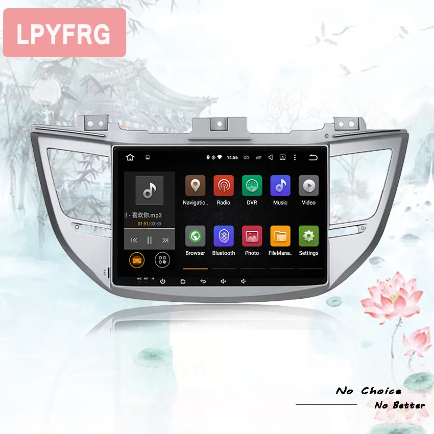 Автомобильный dvd плеер 1024*600 с gps android 10 для HYUNDAI TUCSON/ix35 2016 2015 17 2018 Навигация стерео