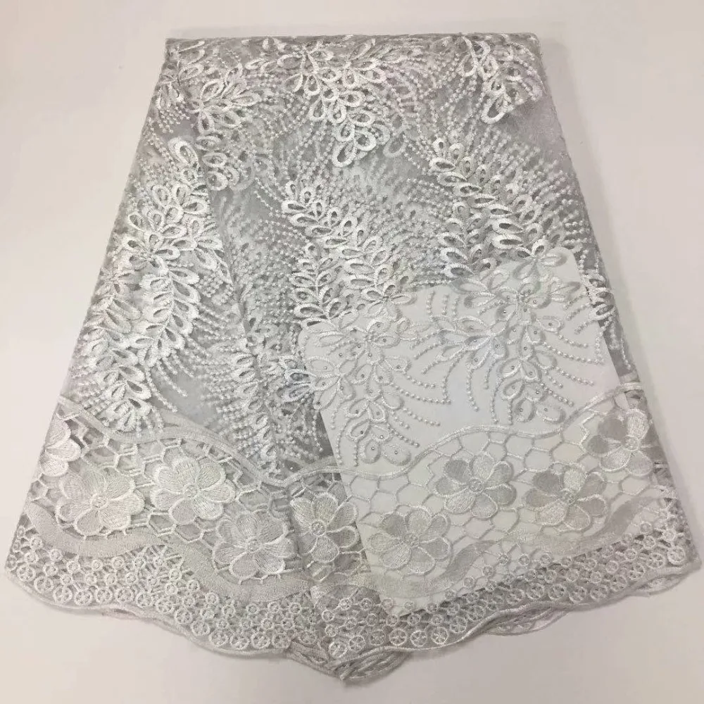 5Yards White 2018 Latest French Nigerian Laces Fabrics High Quality Tulle African Laces Fabric Wedding Stones French Tulle Lace
5Yards White 2018 Latest French Nigerian Laces Fabrics High Quality Tulle African Laces Fabric Wedding Stones French Tulle Lace