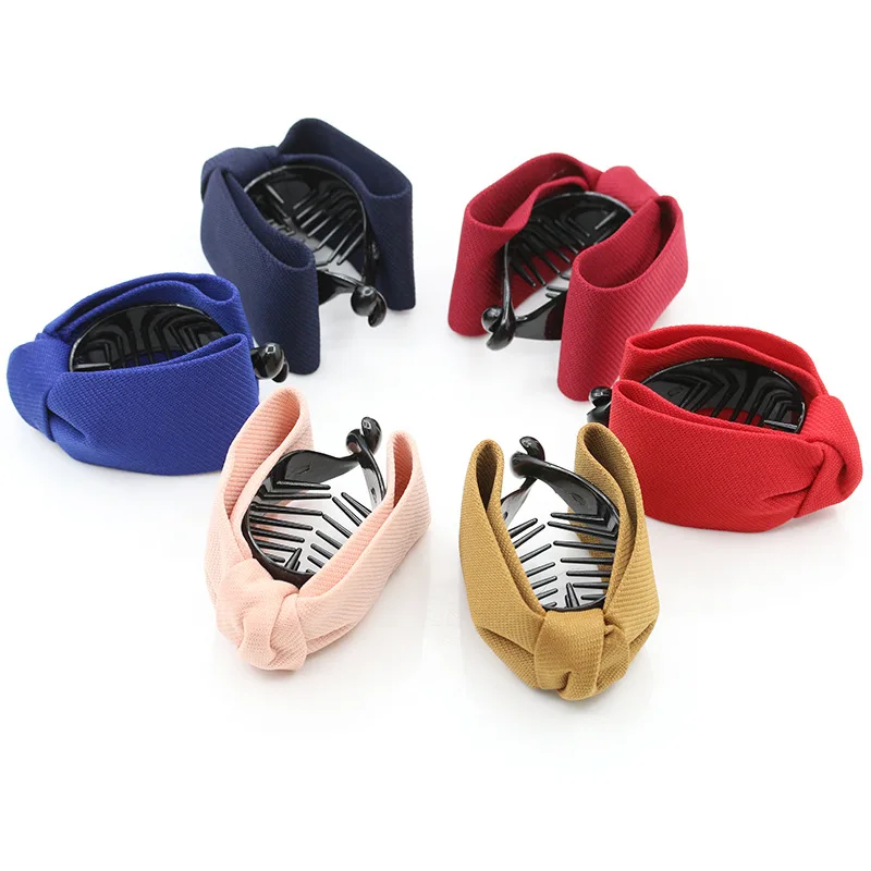 7 Solid Colors Cotton Cloth Bow Fashion Hair Claws Plastic Black Teeth Hair Clips Women Headwear Hair Accessories
7 Solid Colors Cotton Cloth Bow Fashion Hair Claws Plastic Black Teeth Hair Clips Women Headwear Hair Accessories