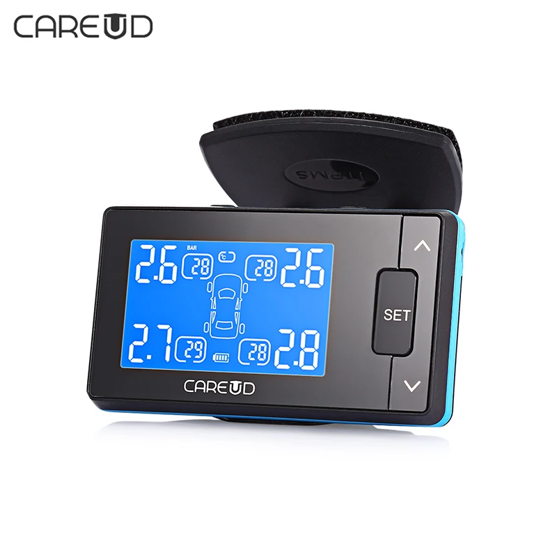 CAREUD U902 ЖК дисплей TPMS DC 12 В автомобильных шин давление мониторинга системы с 4