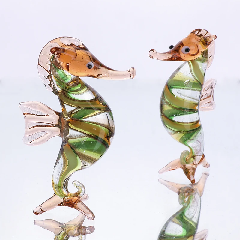 H&D Mini Glass Seahorse Sculpture Wild Life Collectible Figurines Hand Blown Glass Art Home Table Decor Birthday Christmas Gift
H&D Mini Glass Seahorse Sculpture Wild Life Collectible Figurines Hand Blown Glass Art Home Table Decor Birthday Christmas Gift