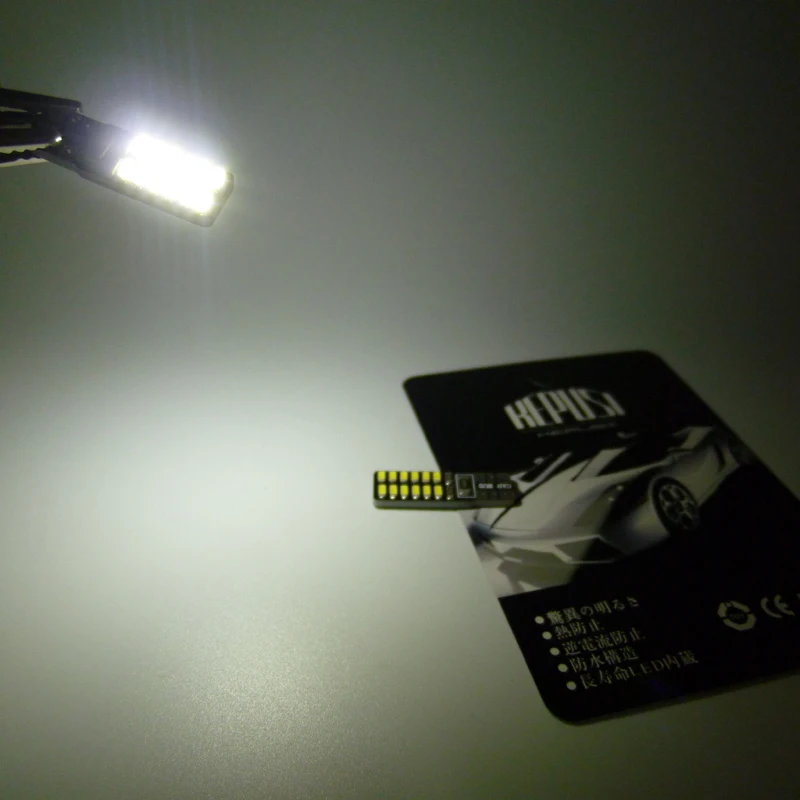 2x t10 w5w LED canbus 194 501 car interior light 24SMD 3014 Chip white Instrument Lights bulb 5w5 no error 12V Auto lamp white
2x t10 w5w LED canbus 194 501 car interior light 24SMD 3014 Chip white Instrument Lights bulb 5w5 no error 12V Auto lamp white