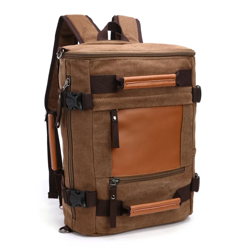 Large Capacity Men Canvas Backpack Mochila Male Travel Luggage Backpack Laptop Computer Bag Moutaineering Versatile Bag
Large Capacity Men Canvas Backpack Mochila Male Travel Luggage Backpack Laptop Computer Bag Moutaineering Versatile Bag