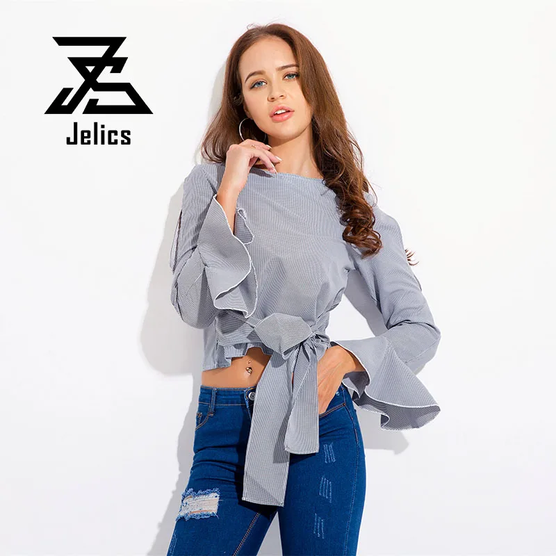Jelics full butterfly sleeve bow short stripe top and blouse women fashion ruffles casual tops 2019 clothes female blusas
Jelics full butterfly sleeve bow short stripe top and blouse women fashion ruffles casual tops 2019 clothes female blusas