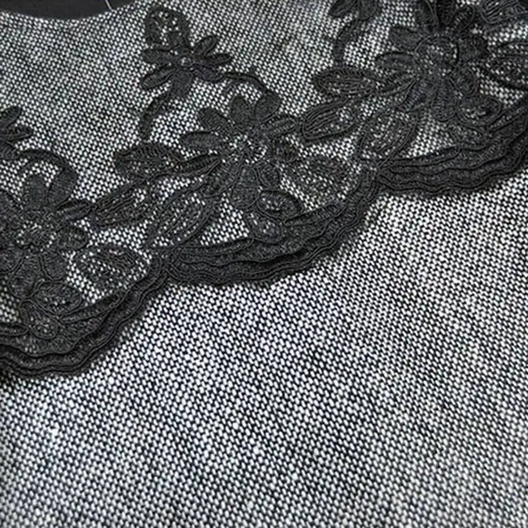 Winter Dress Fashion Womens Long Sleeve Lace Patchwork Vintage Party Dresses Casual O-Neck Vestidos Plus Size
Winter Dress Fashion Womens Long Sleeve Lace Patchwork Vintage Party Dresses Casual O-Neck Vestidos Plus Size