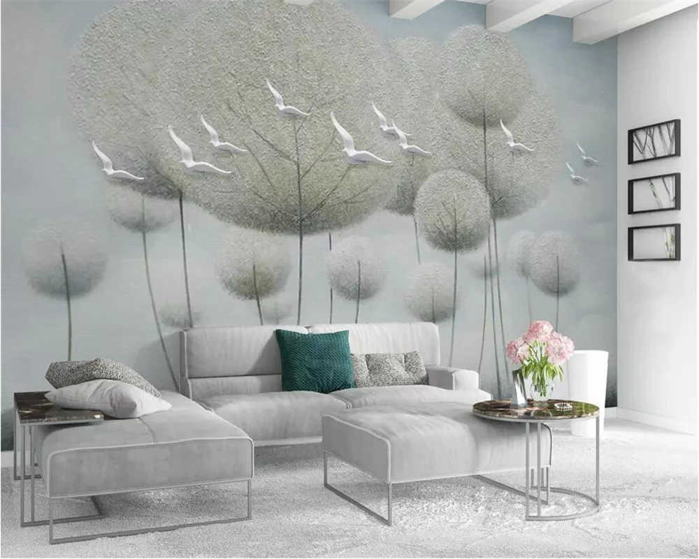 Beibehang пользовательские обои новый китайский абстрактный лес с изображением рождественской елки птицы красивый пейзаж, картина маслом ТВ фон 3d обои
Beibehang пользовательские обои новый китайский абстрактный лес с изображением рождественской елки птицы красивый пейзаж, картина маслом ТВ фон 3d обои