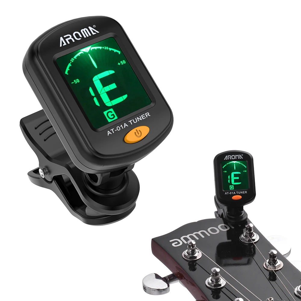 wholesale 5/10/20 PCS AROMA AT-01A Rotatable Clip-on Tuner LCD Display for Chromatic Guitar guitar Tunner guitar accessories
wholesale 5/10/20 PCS AROMA AT-01A Rotatable Clip-on Tuner LCD Display for Chromatic Guitar guitar Tunner guitar accessories