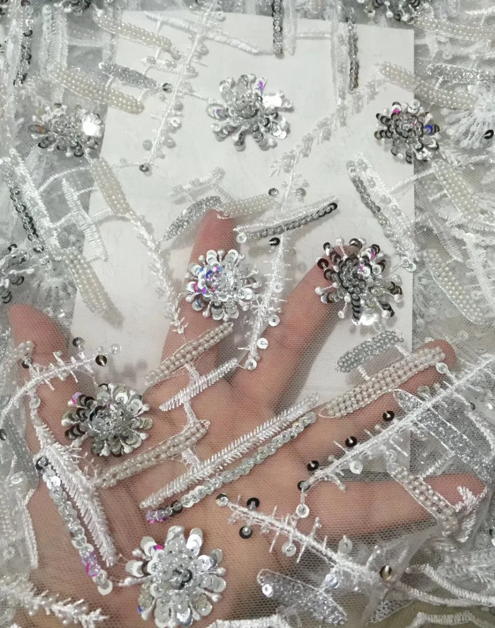 Новейший стиль, бисерные блестки, модная африканская кружевная ткань, 3D тюль, африканская французская кружевная ткань высокого качества дл...
Новейший стиль, бисерные блестки, модная африканская кружевная ткань, 3D тюль, африканская французская кружевная ткань высокого качества дл...