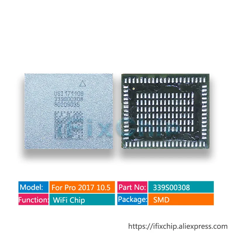 1 шт. 3 шт. 5 шт./лот 339S00308 Wifi IC для iPad Pro 2017 10,5 новая версия 5th A1823 A1822 Wifi Wi-Fi модуль микросхема IC
1 шт. 3 шт. 5 шт./лот 339S00308 Wifi IC для iPad Pro 2017 10,5 новая версия 5th A1823 A1822 Wifi Wi-Fi модуль микросхема IC