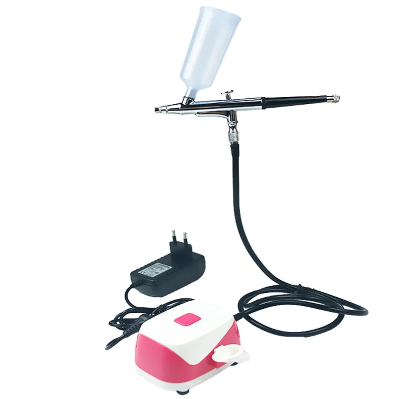 Ultra Quiet Mini Spray Guncompressor 20cc and 40cc Beauty Nail Art Cake Painting Airbrush Compressor Kit
Ultra Quiet Mini Spray Guncompressor 20cc and 40cc Beauty Nail Art Cake Painting Airbrush Compressor Kit