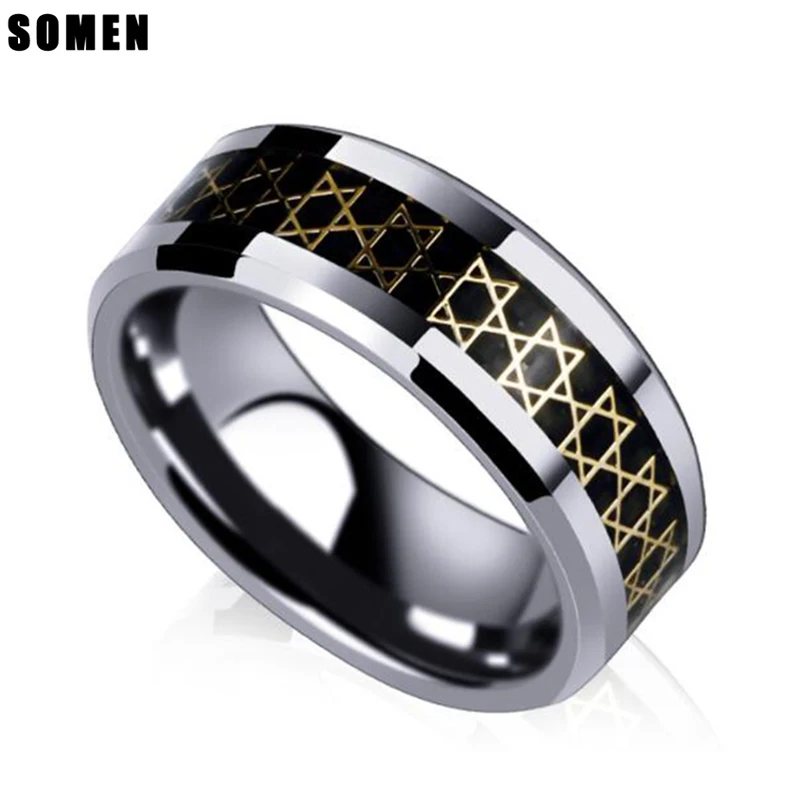 New Arrival Hexagram Shape 8MM Men Tungsten Carbide Ring Fashion Europe Style Wedding Bands Party Rings Jewelry Wholesale Bague
New Arrival Hexagram Shape 8MM Men Tungsten Carbide Ring Fashion Europe Style Wedding Bands Party Rings Jewelry Wholesale Bague