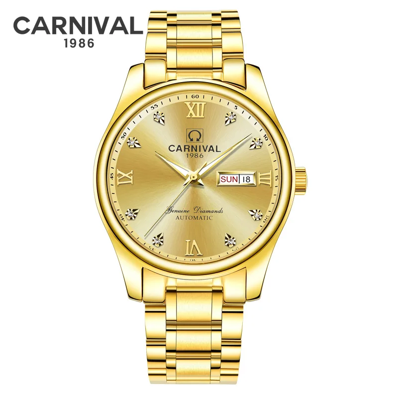 Mens Mechanical Gold Watch Waterproof Date Watches Luxury Brand Steel Diver Male Automatic Sapphire Golden Clock 2019 NEW
Mens Mechanical Gold Watch Waterproof Date Watches Luxury Brand Steel Diver Male Automatic Sapphire Golden Clock 2019 NEW