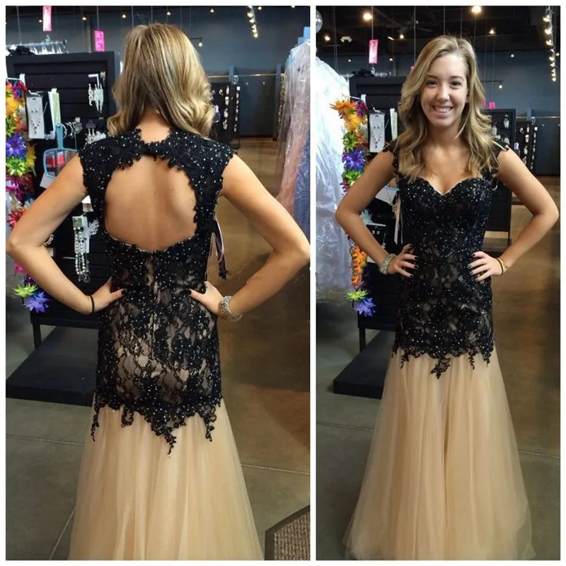 Glamorous Back Lace Champagne Tulle Prom Dresses Vestido De Baile 2019 Beautiful Beaded Appliques Foemal Gowns Plus Size Custom
Glamorous Back Lace Champagne Tulle Prom Dresses Vestido De Baile 2019 Beautiful Beaded Appliques Foemal Gowns Plus Size Custom
