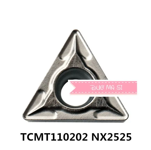 TCMT110202 NX2525/TCMT110204 NX2525/TCMT110208 NX2525, твердосплавные вставки для токарного держателя инструмента
TCMT110202 NX2525/TCMT110204 NX2525/TCMT110208 NX2525, твердосплавные вставки для токарного держателя инструмента