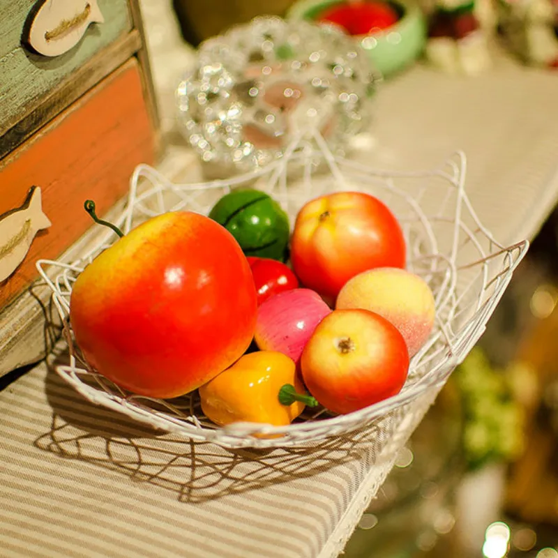Nordic Iron Fruit Storage Basket Candy Plate Vegetable Bowl Desktop Snack Plate Kitchen Organizer Baskets Organizer Container
Nordic Iron Fruit Storage Basket Candy Plate Vegetable Bowl Desktop Snack Plate Kitchen Organizer Baskets Organizer Container