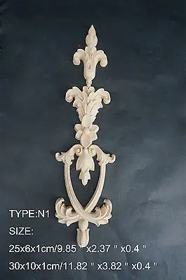 N1 -31x10x1cm Wood Carved Long Onlay Applique Unpainted Frame Door Decal Working carpenter Decoration
N1 -31x10x1cm Wood Carved Long Onlay Applique Unpainted Frame Door Decal Working carpenter Decoration