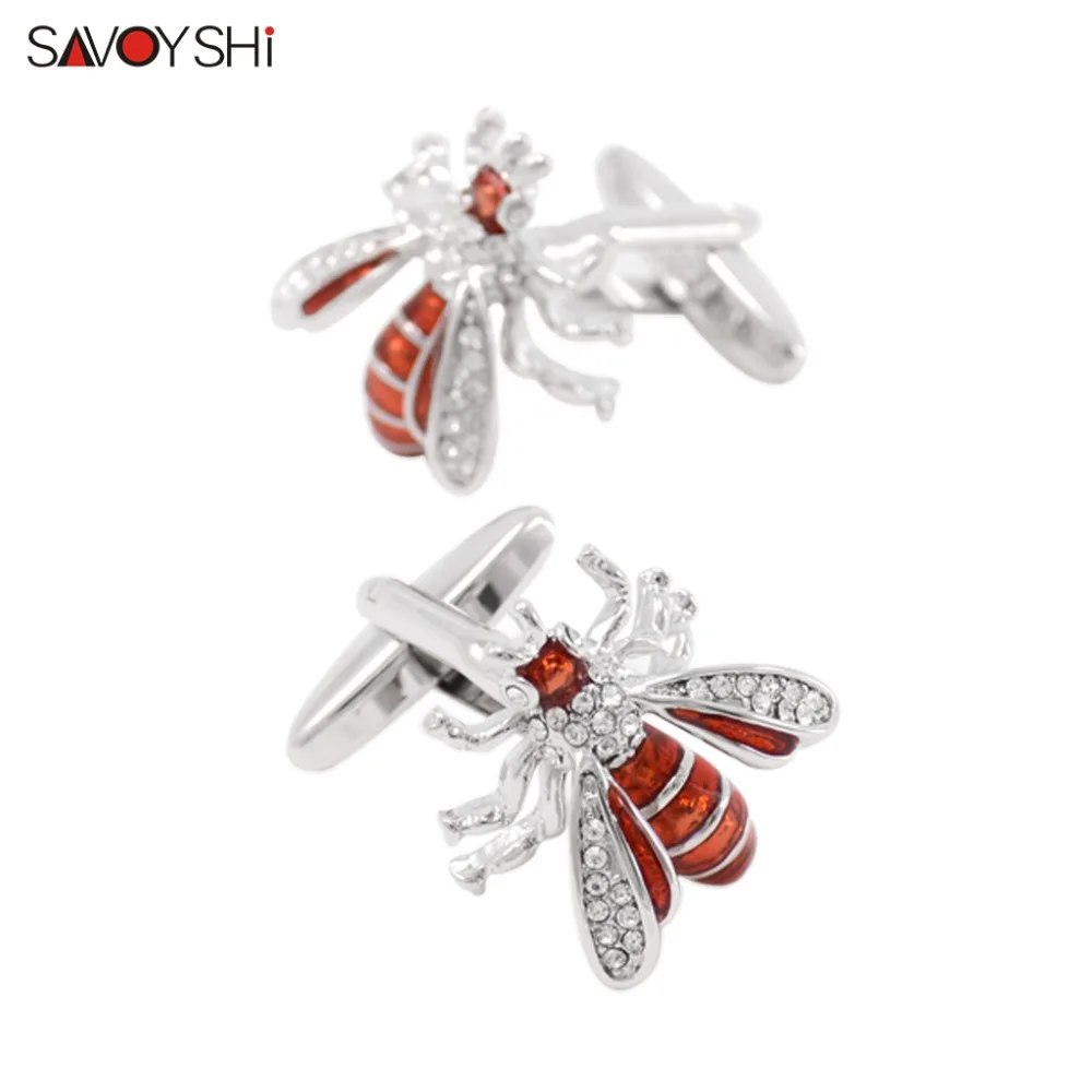 Новейшие запонки SAVOYSHI для мужской рубашки, высококачественные запонки с кристаллами в виде пчелы, брендовые модные мужские ювелирные изделия, бесплатное имя
Новейшие запонки SAVOYSHI для мужской рубашки, высококачественные запонки с кристаллами в виде пчелы, брендовые модные мужские ювелирные изделия, бесплатное имя