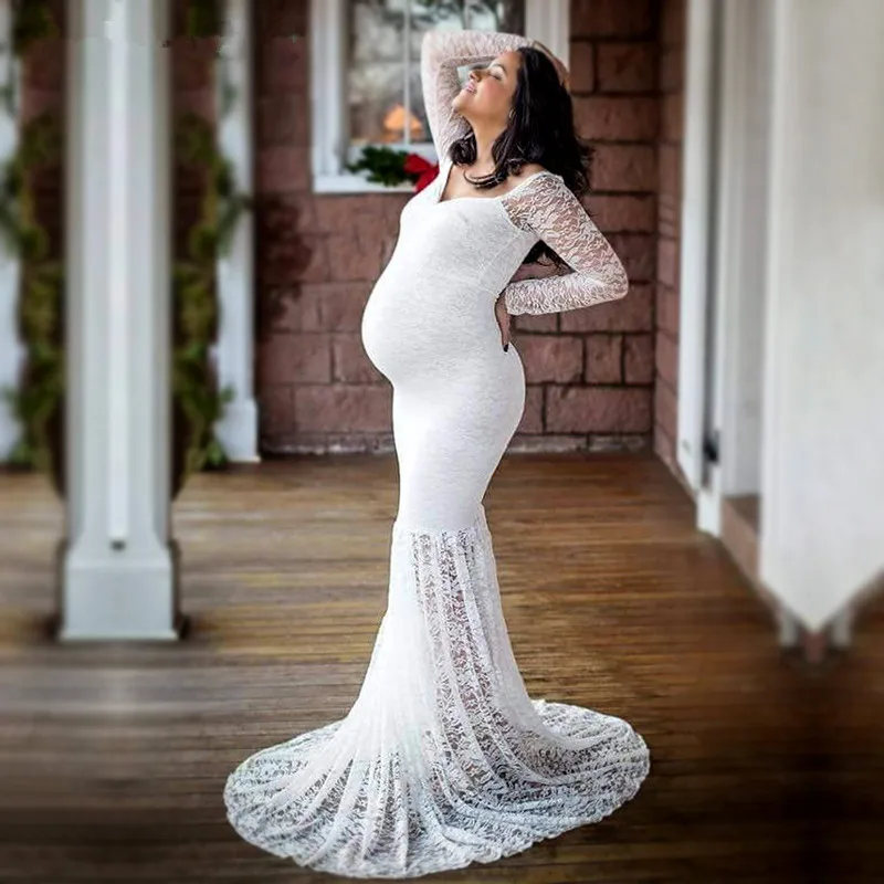 Maternity Mermaid Lace Dress Pregnancy Maxi Gown Pregnant Women Baby Shower Fancy Sexy Photo Shoot Photography Props Clothes
Maternity Mermaid Lace Dress Pregnancy Maxi Gown Pregnant Women Baby Shower Fancy Sexy Photo Shoot Photography Props Clothes