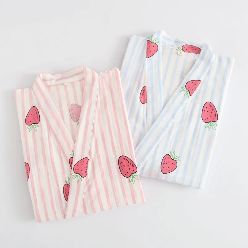Woman's Robe Summer Cotton bath robe Striped Sexy Bridal party Robes Kimono Sleepwear Bridesmaid Robes
Woman's Robe Summer Cotton bath robe Striped Sexy Bridal party Robes Kimono Sleepwear Bridesmaid Robes