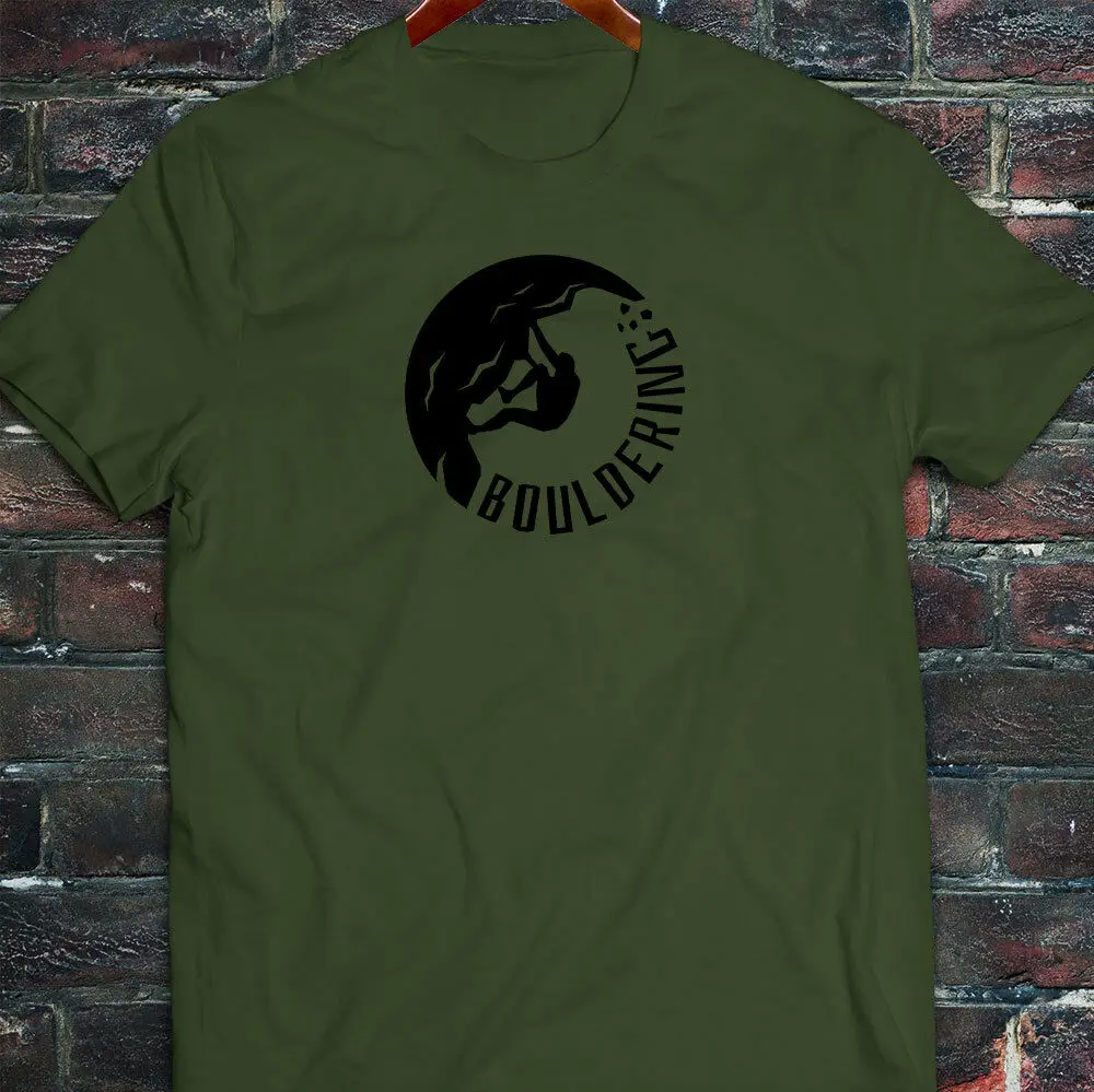 2019 Cool BOULDERING MOUNTAIN CLIMBING ROCK OUTDOORS HIKING Mens Military Green T-Shirt Tee
2019 Cool BOULDERING MOUNTAIN CLIMBING ROCK OUTDOORS HIKING Mens Military Green T-Shirt Tee
