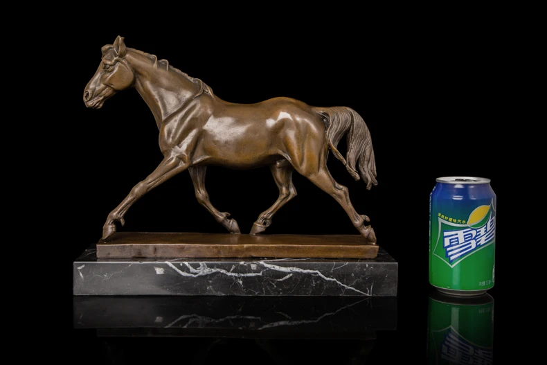 TOP COOL Business gift -36CM Home office efficacious fortune Mascot Money Drawing horse courser Bronze Sculpture statue
TOP COOL Business gift -36CM Home office efficacious fortune Mascot Money Drawing horse courser Bronze Sculpture statue