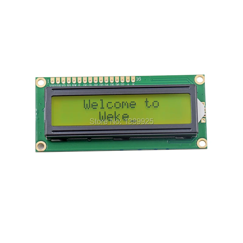 Free Shipping 20pcs/Lot New LCD 1602 LCD1602 5V 16x2 Character LCD Display Module Controller Yellow blacklight
Free Shipping 20pcs/Lot New LCD 1602 LCD1602 5V 16x2 Character LCD Display Module Controller Yellow blacklight