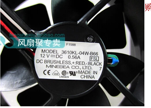 New original NMB 3610KL-04W-B66 F1588 9cm 12V0.56A 92X92X32mm chassis fan CPU fan cooling fan
New original NMB 3610KL-04W-B66 F1588 9cm 12V0.56A 92X92X32mm chassis fan CPU fan cooling fan