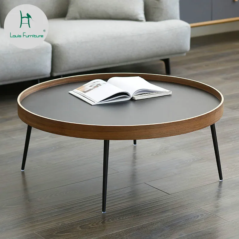 Louis Fashion Nordic Solid Black Walnut Tea Table Living Room Creative Circular Expression Modern Simple Small Apartment
Louis Fashion Nordic Solid Black Walnut Tea Table Living Room Creative Circular Expression Modern Simple Small Apartment